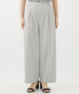 ツイルタックワイドストレートパンツ