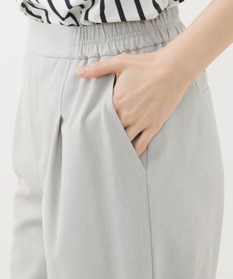 ツイルタックワイドストレートパンツ
