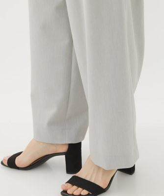 ツイルタックワイドストレートパンツ