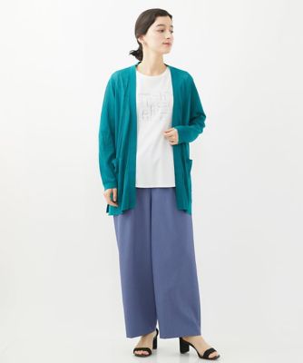 ツイルタックワイドストレートパンツ