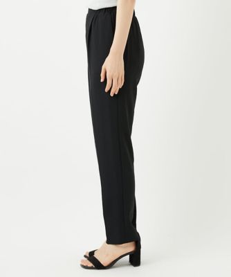 接触冷感／吸水速乾］ジョーゼットテーパードパンツ | GEORGES RECH