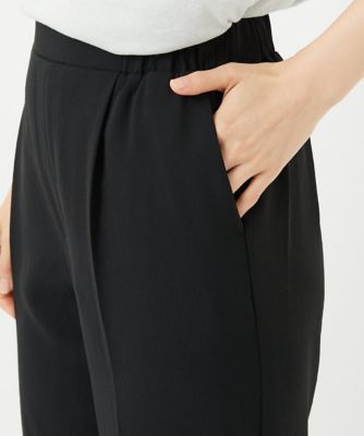 接触冷感／吸水速乾］ジョーゼットテーパードパンツ | GEORGES RECH