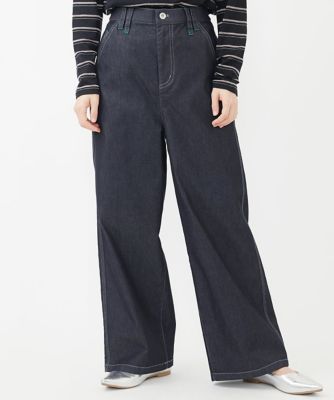 【SALE】GEORGES RECH (Women/小さいサイズ)/ジョルジュレッシュ [セットアップ対応]ワイドデニムパンツ ブラック94 パンツ・ズボン【三越伊勢丹/公式】