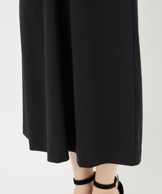 ［接触冷感］　［日本製］ストレッチランタンスリーブナローワンピース