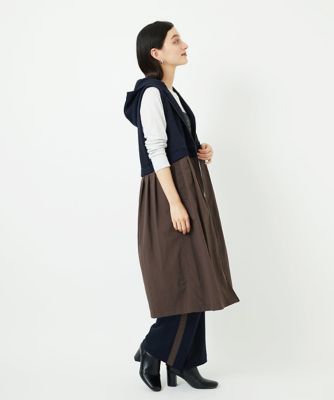 ジョルジュ・レッシュ（ES RECH）/ストレッチダンボールストレートワイドパンツ ストレッチダンボールストレートワイドパンツ | GEORGES RECH (Women