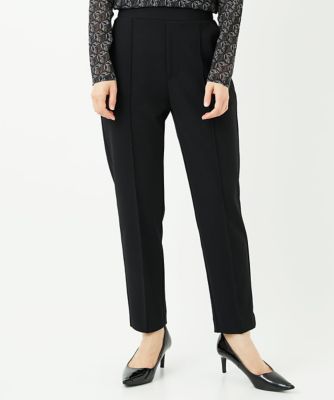 日本製］カットジョーゼットストレッチテーパードパンツ | GEORGES