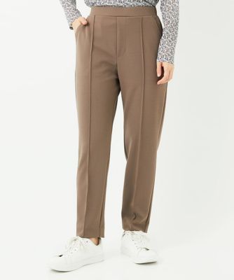 ジョルジュ・レッシュ（ES RECH）/[日本製]カットジョーゼットストレッチテーパードパンツ 日本製］カットジョーゼットストレッチテーパードパンツ | GEORGES