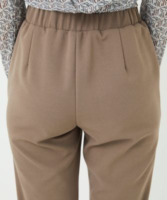 日本製］カットジョーゼットストレッチテーパードパンツ | GEORGES