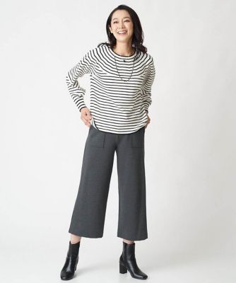 ［定番人気／日本製］デュアルウォームガウチョパンツ