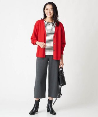 ［定番人気／日本製］デュアルウォームガウチョパンツ