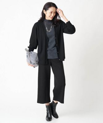 ［定番人気／日本製］デュアルウォームガウチョパンツ