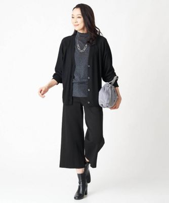 ［定番人気／日本製］デュアルウォームガウチョパンツ