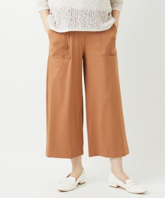 ＜GEORGES RECH (Women/小さいサイズ)＞［新色追加］［日本製／多機能素材］ジャージーガウチョパンツ