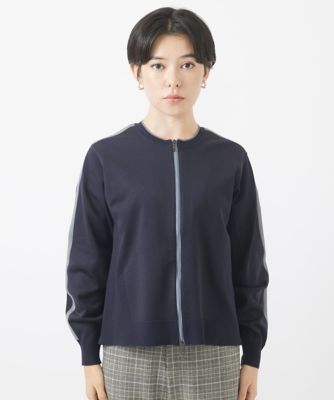 プレーティングニットブルゾン