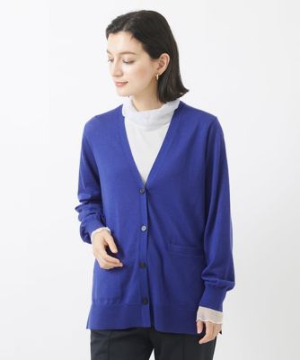 ジョルジュ・レッシュ（ES RECH）/[アンサンブル対応]ハイゲージウールVネックカーディガン アンサンブル対応］ハイゲージウールVネックカーディガン | GEORGES