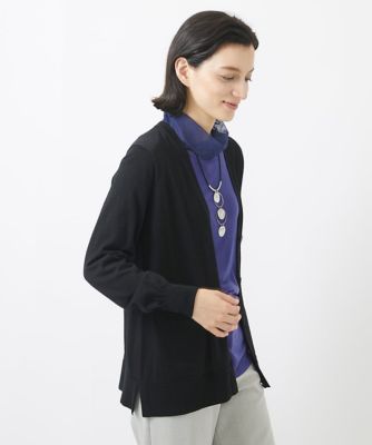 アンサンブル対応］ハイゲージウールVネックカーディガン | GEORGES