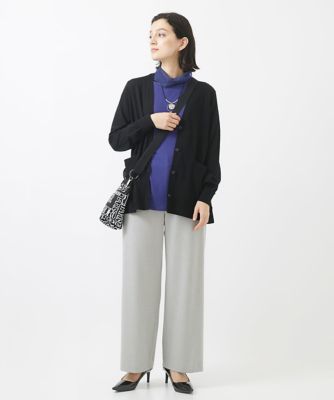 アンサンブル対応］ハイゲージウールVネックカーディガン | GEORGES