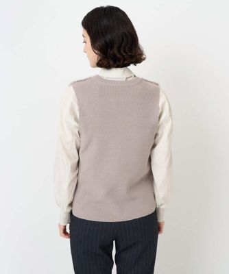 フェイクファーニットベスト | GEORGES RECH (Women/小さいサイズ