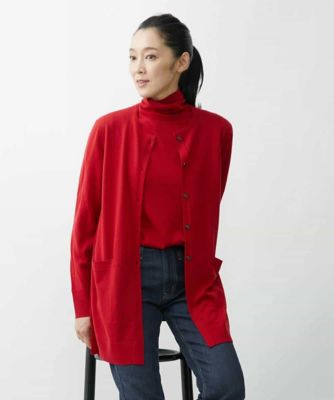 ＜GEORGES RECH (Women/小さいサイズ)＞【４色展開】ウォッシャブルウールニットカーディガン
