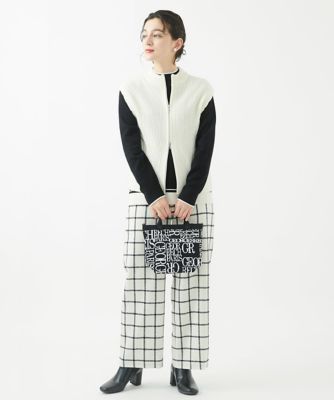 ES RECH / ジョルジュ・レッシュ ダブルジップハイネックニットベスト ダブルジップハイネックニットベスト | GEORGES RECH (Women