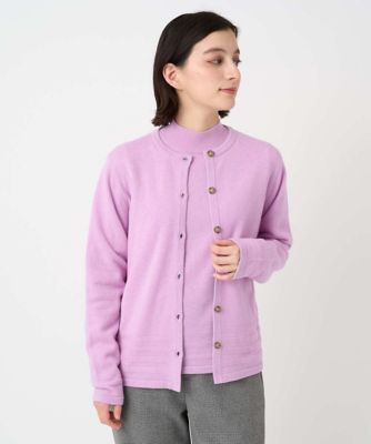 アンサンブル対応］メリノウールカラーカーディガン | GEORGES RECH