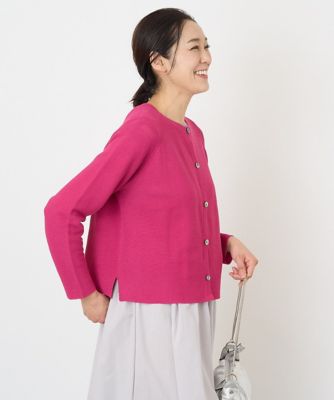 ＜GEORGES RECH (Women/小さいサイズ)＞［アンサンブル対応］ホールガーメントカーディガン