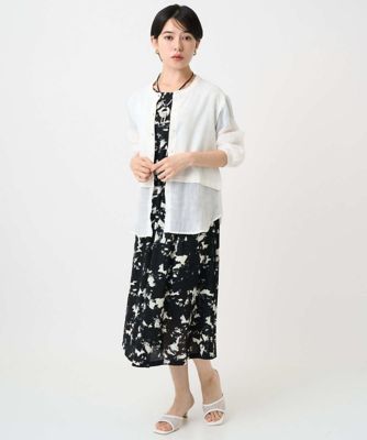 シアーコットンニットカーディガン | GEORGES RECH (Women/小さい