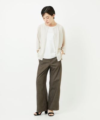 ペーパーヤーンドルマンスリーブカーディガン | GEORGES RECH (Women