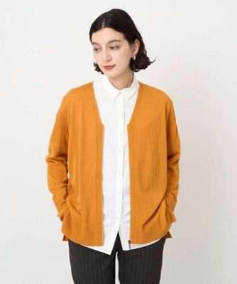 GEORGES RECH (Women/小さいサイズ)/ジョルジュレッシュ リラックスカーディガン 26マスタード系 トップス【三越伊勢丹/公式】