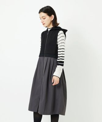 ダンボールタフタドッキングロングジレ | GEORGES RECH (Women/小さい