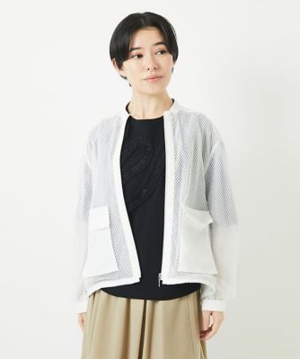 GEORGES RECH (Women/小さいサイズ)/ジョルジュレッシュ ダイヤチュールネットシアーブルゾン