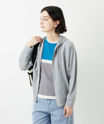 ＜GEORGES RECH (Women/小さいサイズ)＞ラグランスリーブ８分袖パーカー