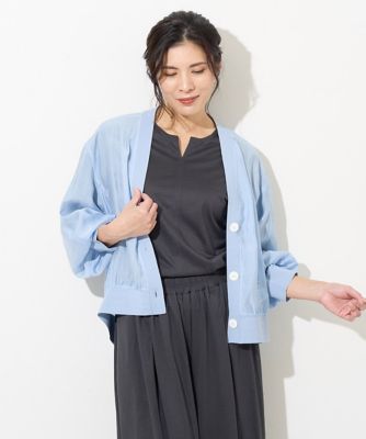 ES RECH / ジョルジュ・レッシュ シアーバックシャーリング羽織 ジョルジュ・レッシュ GEORGES RECH シアーバックシャーリング
