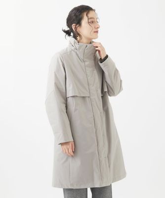 ステッチレスタフタロングダウンコート