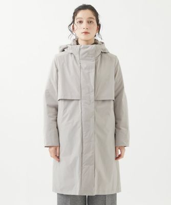 ステッチレスタフタロングダウンコート