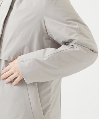 ステッチレスタフタロングダウンコート