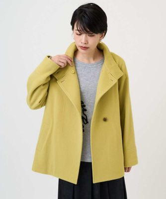 ジョルジュ・レッシュ（ES RECH）/スーパー100ミドルスタンドカラーウールコート スーパー100ミドルスタンドカラーウールコート | GEORGES RECH