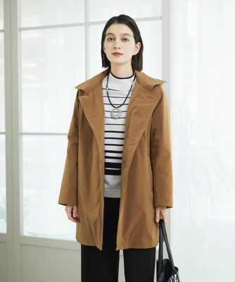 ステッチレスステンカラーミドルダウンコート | GEORGES RECH (Women