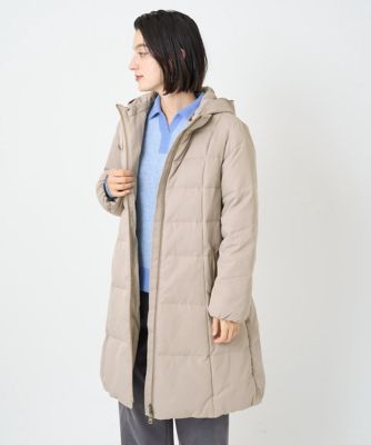 シャイニータフタロングダウンコート | GEORGES RECH (Women/小さい