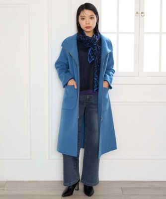 Pure Super100sリバービルドネックロングコート