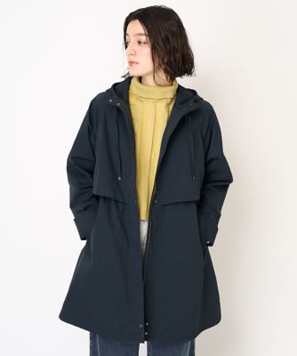 ES RECH(小さいサイズ) ツイルフーデッドコート ツイルフーデッドコート | GEORGES RECH (Women/小さいサイズ