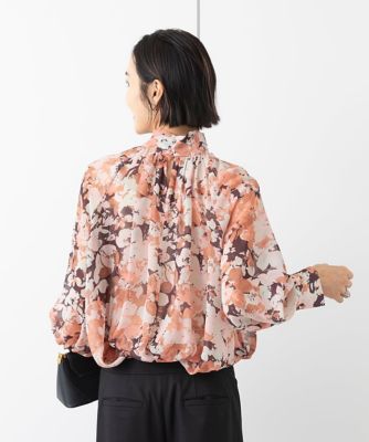 フラワープリントレギンス　リッチブラック　Lサイズ※サイズ変更しました！ フラワープリントレギンス リッチブラック Lサイズ※サイズ変更