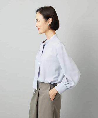 小さいサイズ］ボウタイブラウス | MICHELKLEIN(Women/小さいサイズ