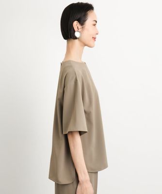 ［小さいサイズ］クルーネック　ＴＥＥブラウス（接触冷感／セットアップ対応）