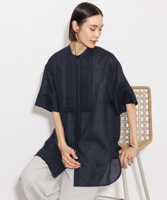 小さいサイズ］シアーチュニックブラウス | MICHELKLEIN(Women/小さい