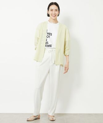 ミッシェルクラン（MICHEL ）/[小さいサイズ]ミドル丈シアーカーディガン(日よけ/冷房対策に) 小さいサイズ］ミドル丈シアーカーディガン（日よけ／冷房対策に