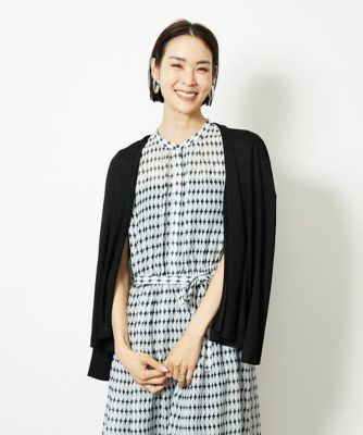 ミッシェルクラン（MICHEL ）/［小さいサイズ］ショートトッパーカーディガン(紫外線/冷房対策に) 小さいサイズ］ショートトッパーカーディガン（紫外線／冷房対策に