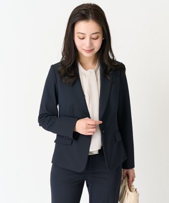 ［小さいサイズ］ストレッチテーラードジャケット（セットアップ対応／２サイズあり／裏地なし）