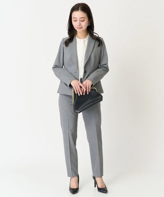 ［小さいサイズ］ストレッチテーラードジャケット（セットアップ対応／２サイズあり／裏地なし）