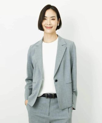 ＜MICHELKLEIN(Women/小さいサイズ)＞［小さいサイズ］［セットアップ対応］テーラードジャケット